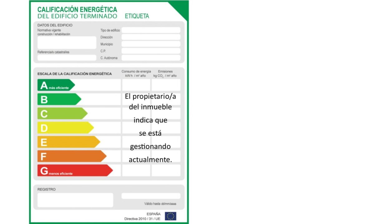 foto certificado energetico